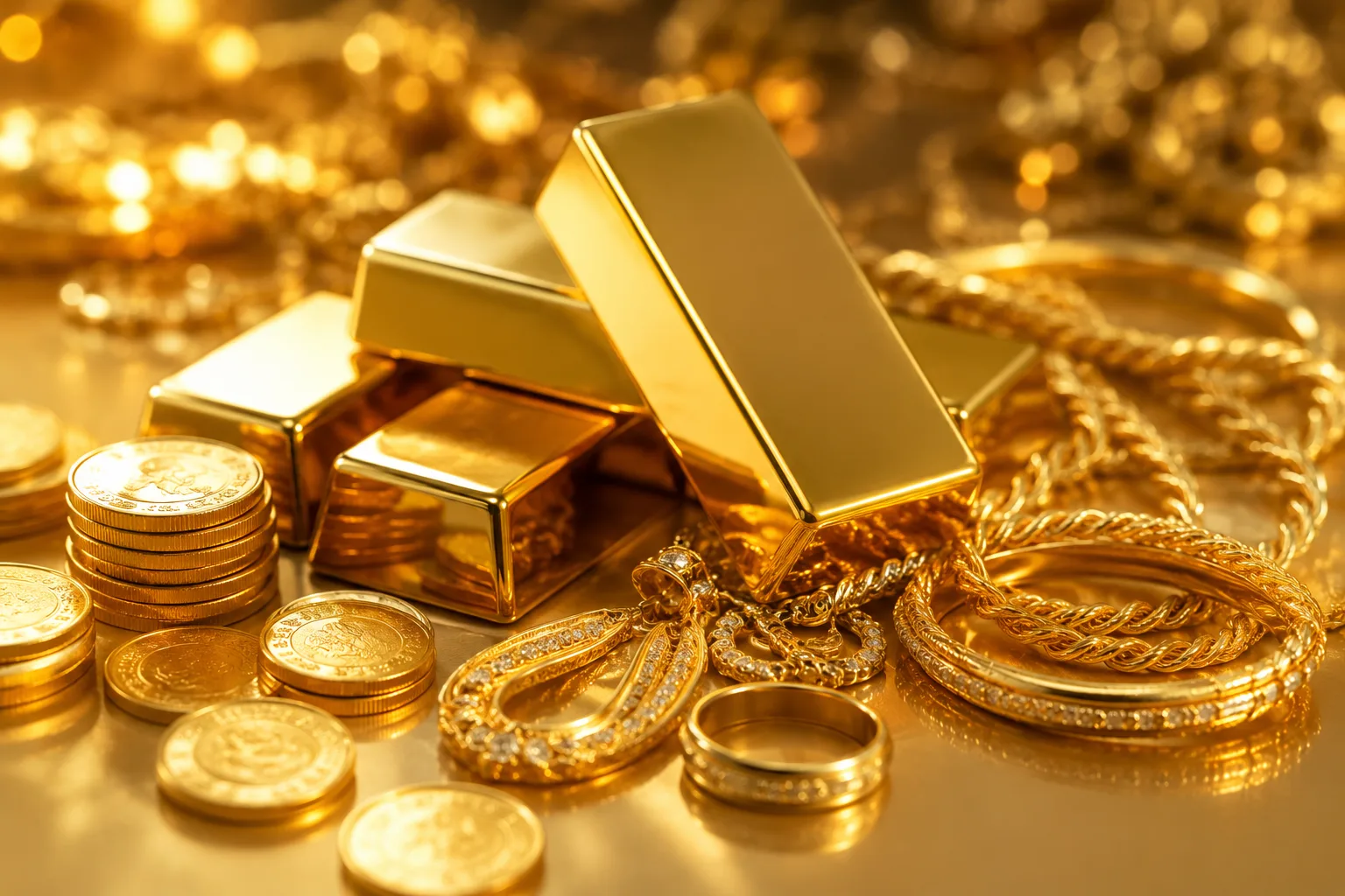 استقرار الذهب مع متابعة المستثمرين لتطورات التوتر بالشرق الأوسط