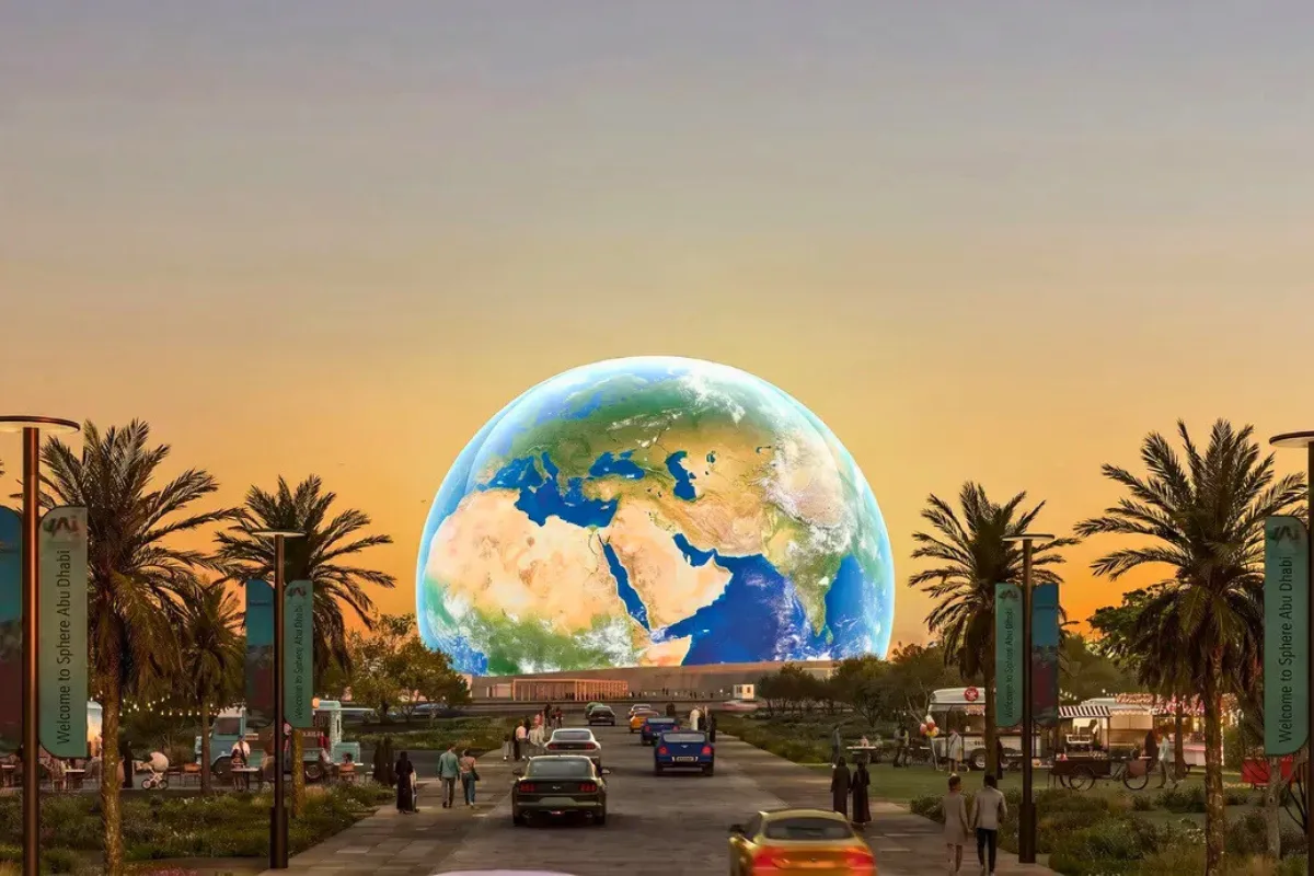 Sphere أبوظبي يفتح أبوابه في جزيرة ياس نهاية 2029