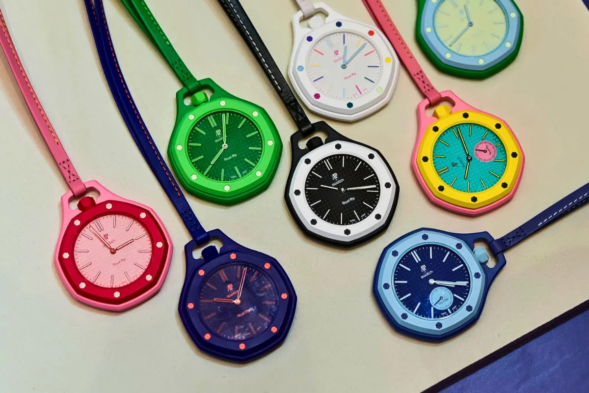 نون تبدأ توصيل ساعات Swatch Royal Pop في 15 دقيقة بدبي
