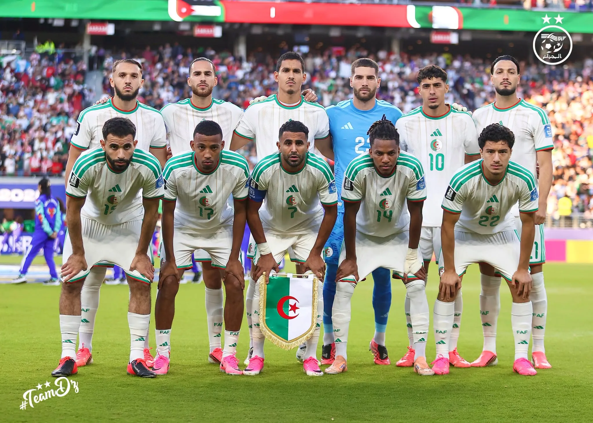 الجزائر تهزم الأردن 2-1 وتؤجل حسم بطاقة التأهل