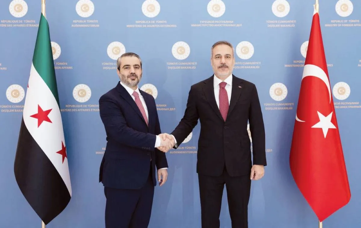 سوريا وتركيا تتعهّدان بتعزيز التعاون وتطالبان بوقف الضربات الإسرائيلية