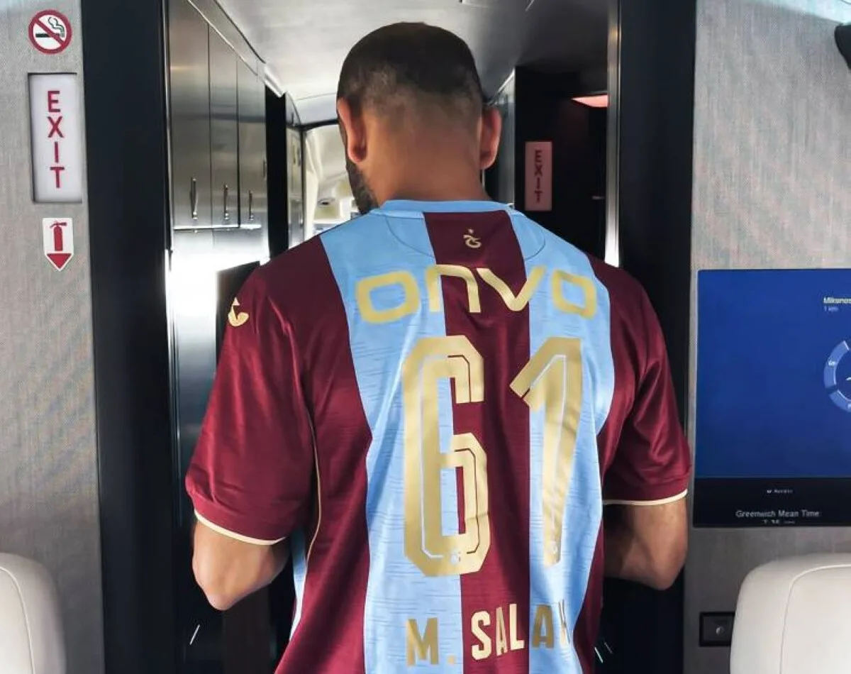 صلاح يرتدي الرقم 61 في أولى إطلالاته مع طرابزون